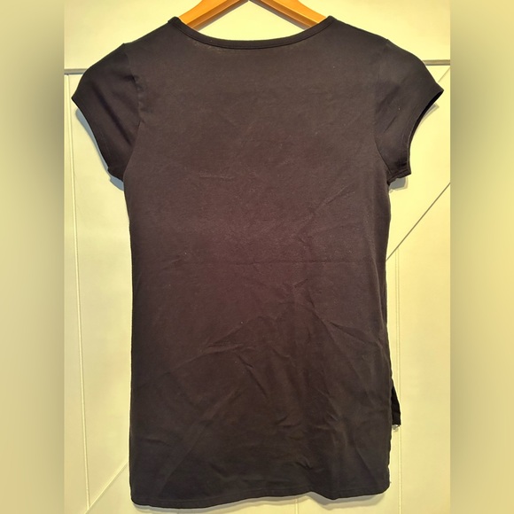 Adidas logo capped sleeve girls T size Large/14 - Picture 9 of 9